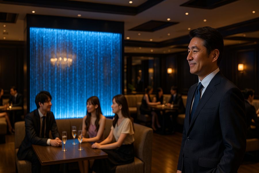 ウォーターインテリア導入の投資対効果|ホストクラブ経営における費用対効果の実際とROI向上を実現するビジネス価値の可視化