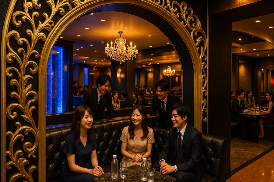 歌舞伎町・大阪ミナミで成功するホストクラブの内装事例、戦略的デザインと顧客満足