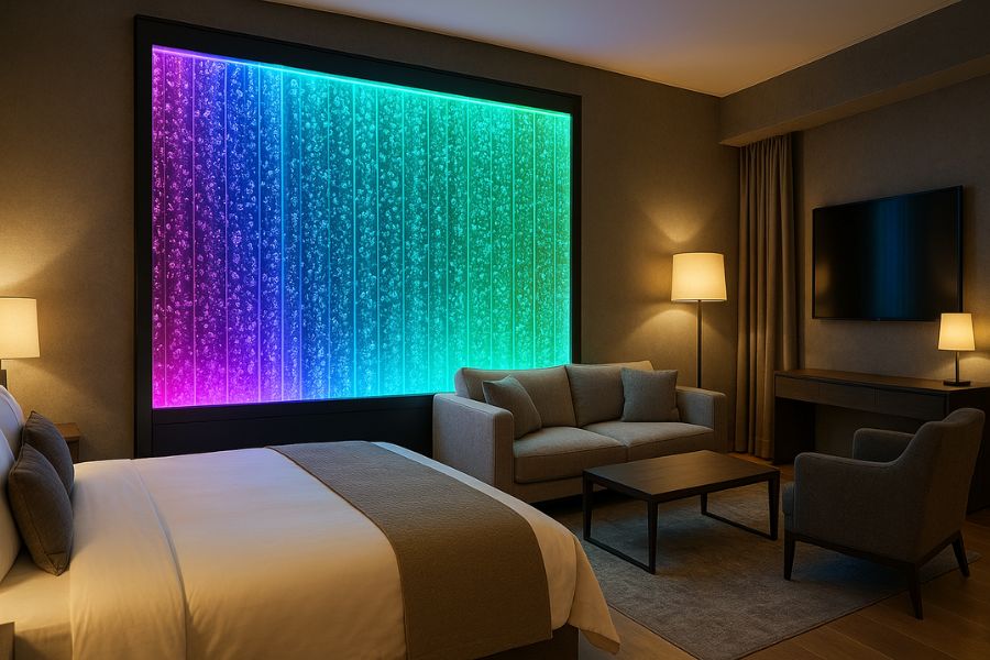 バブルウォール導入により差別化に成功したラブホテルの客室リニューアル事例