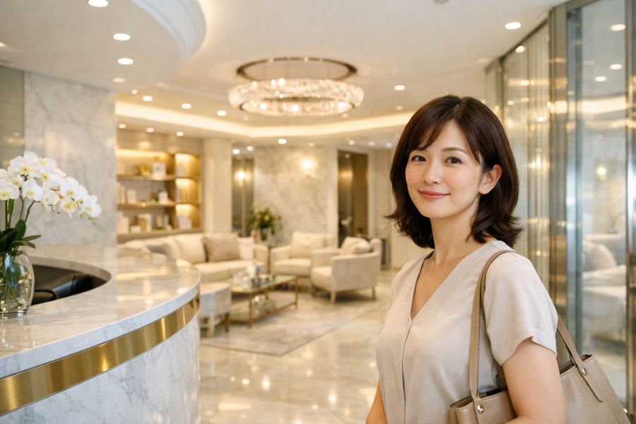 美容クリニックのエントランスと待合室の第一印象を左右する内装デザイン