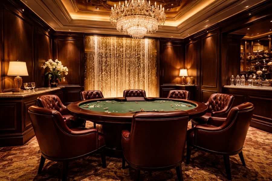 バブルウォールを備えた高級VIPゲーミングルーム